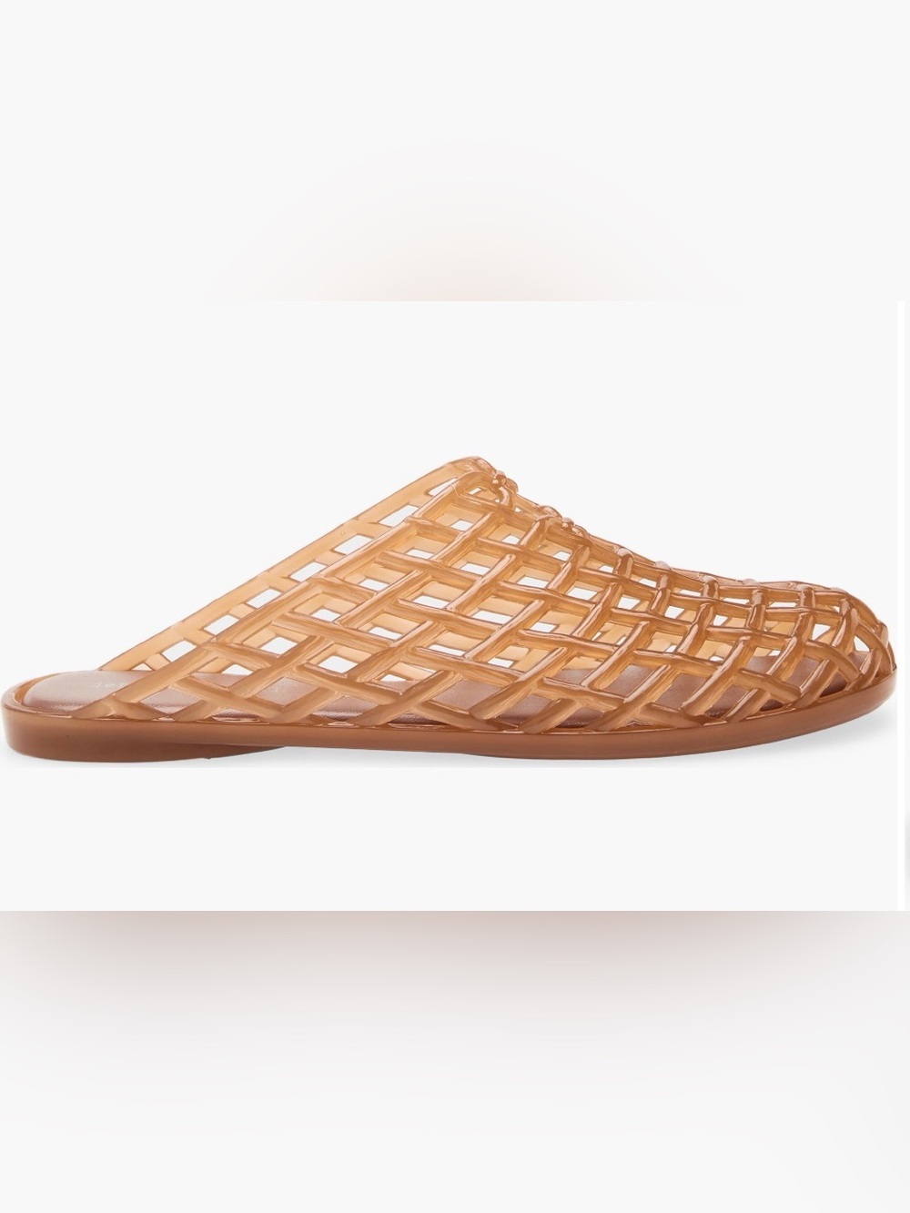 Jeffrey Campbell Tan Woven Jelly Mule - Picture 2 of 4